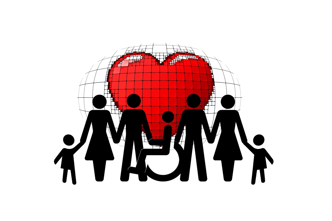 inclusion, integration, disability, group, community, workforce, people, diversity, included, barrier, together, family, handicap, partnership, help, support