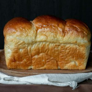 bread on white tissue paper